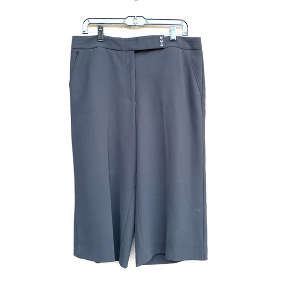 White House Black Market Pants - White House Black Market: Black Cropped Pants